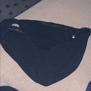 Victoria’s Secret Brief black underwear lace trim